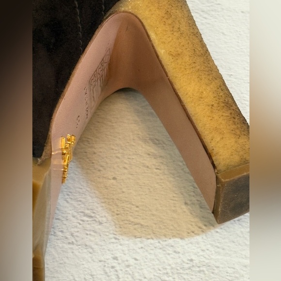 Prada Women's Brown Suede Shoes; Calzature Donna 39 - Picture 8 of 10